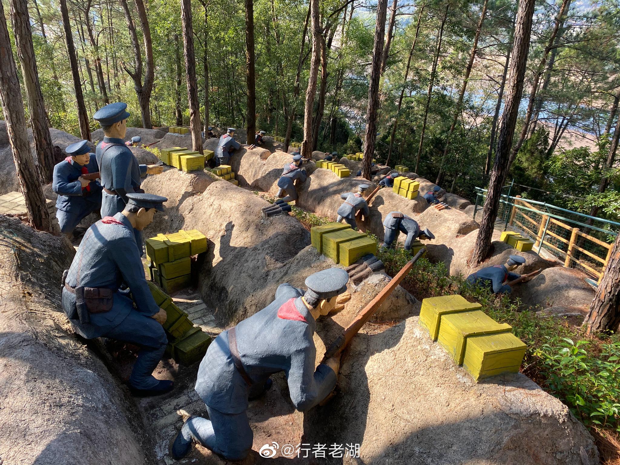 今天参观三河坝战役纪念园.南昌起义之后,起义军南下广东