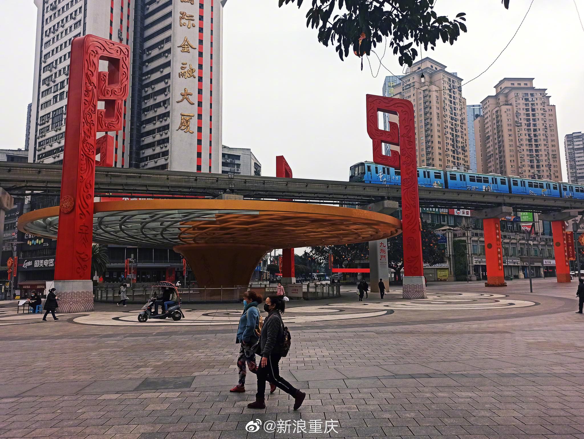 现场:"云打探"疫情防控下的九龙坡地标