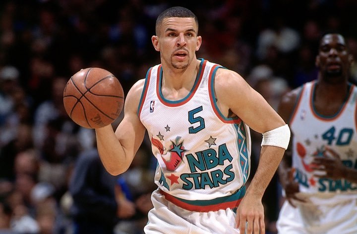 祝nba传奇巨星基德46岁生日快乐基德1994年第一轮第2位被独行侠选中