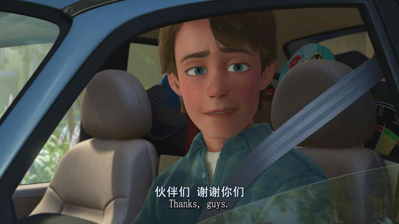 玩具3中,当邦尼看到胡迪想要从安迪手中拿过它时