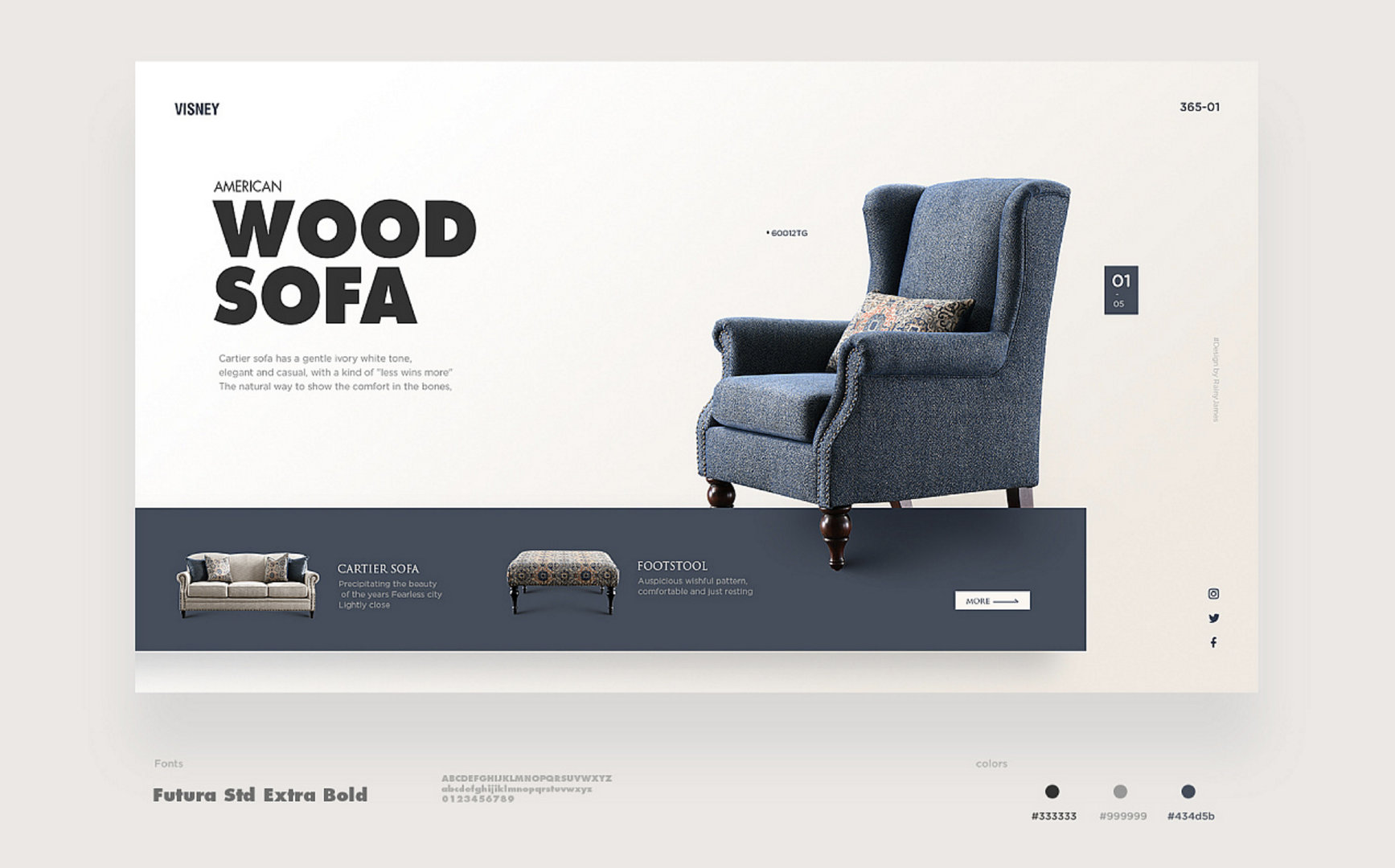 简约家居网页设计|rainyjames