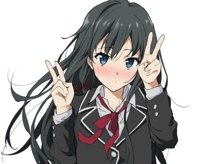 雪之下雪乃动画电影《你的名字》中的女主角,因为世代是神社巫女,所以