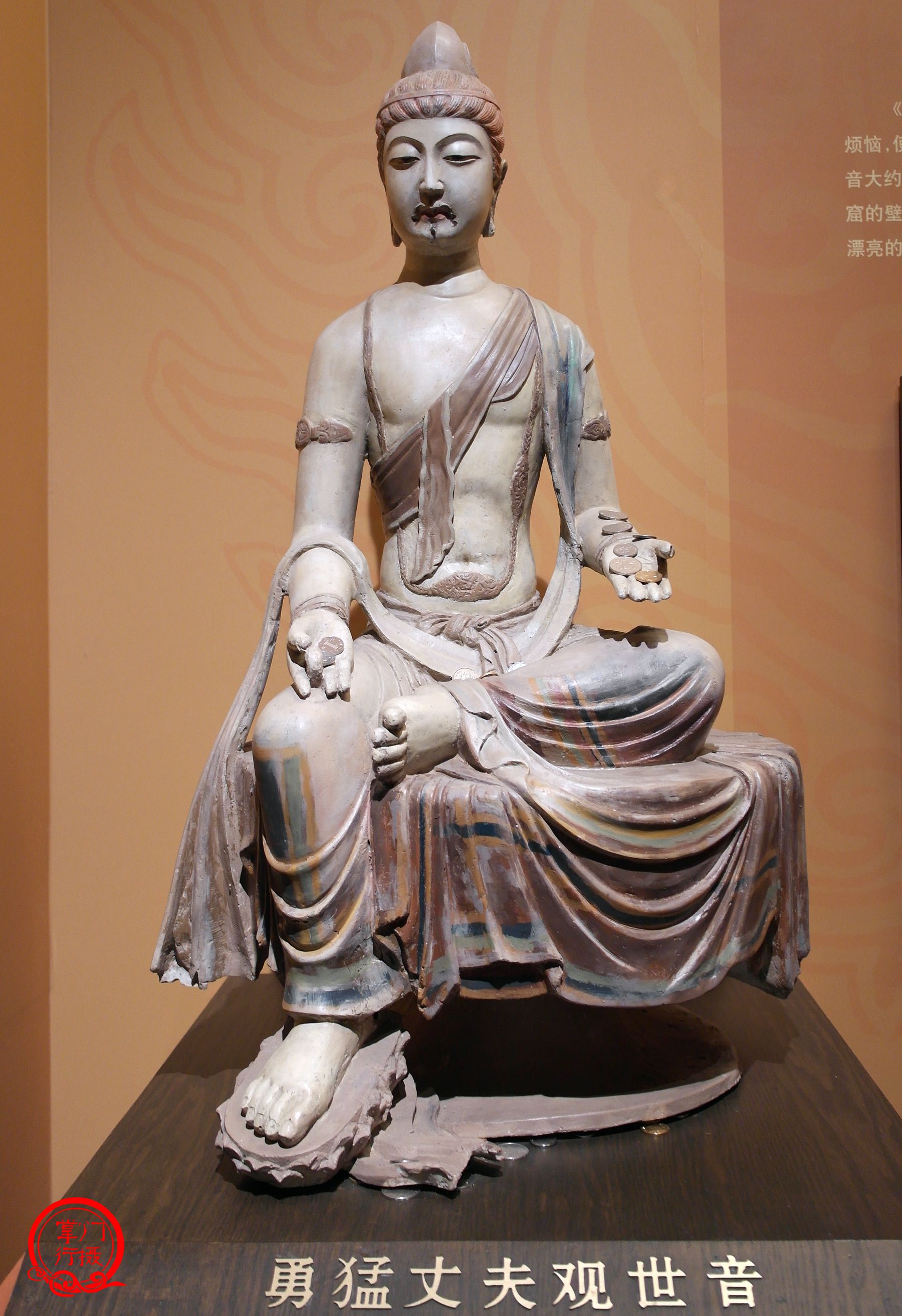 我在江苏寺庙看到了泗州大圣的真身舍利