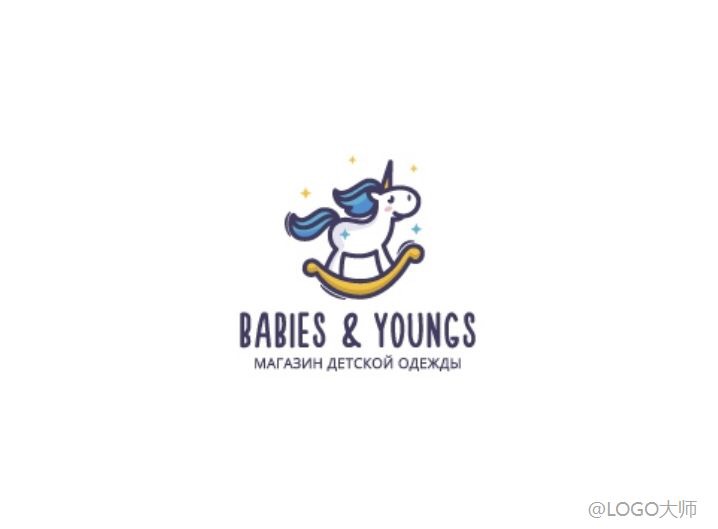 一组以木马为元素的logo设计欣赏