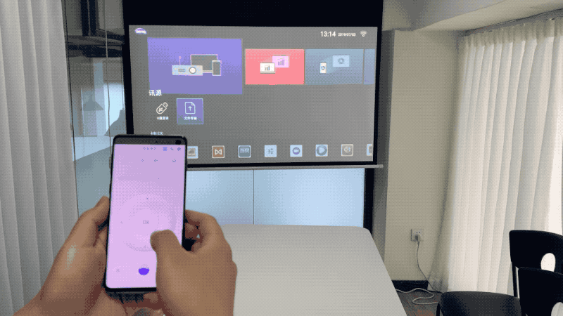 无线投屏智能系统明基e580打破你对投影仪的传统印