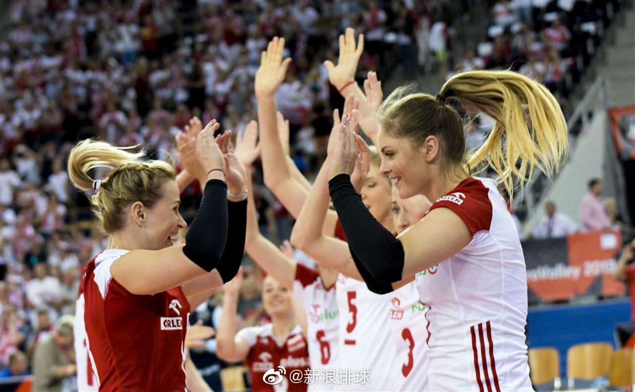 女排欧锦赛14决赛波兰32德国22252516251917251511