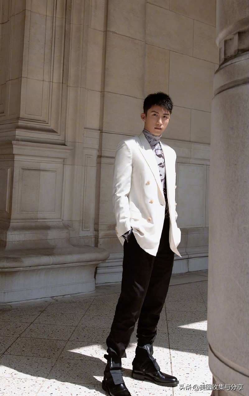 黄景瑜男装造型系列,散发成熟魅力,帅气有型