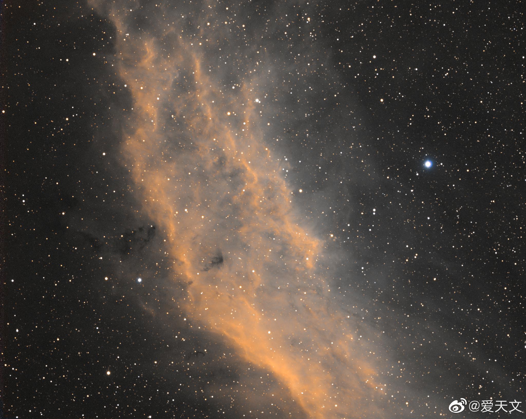 拍摄天体目标加州星云(ngc1499)_高清图集_新浪网