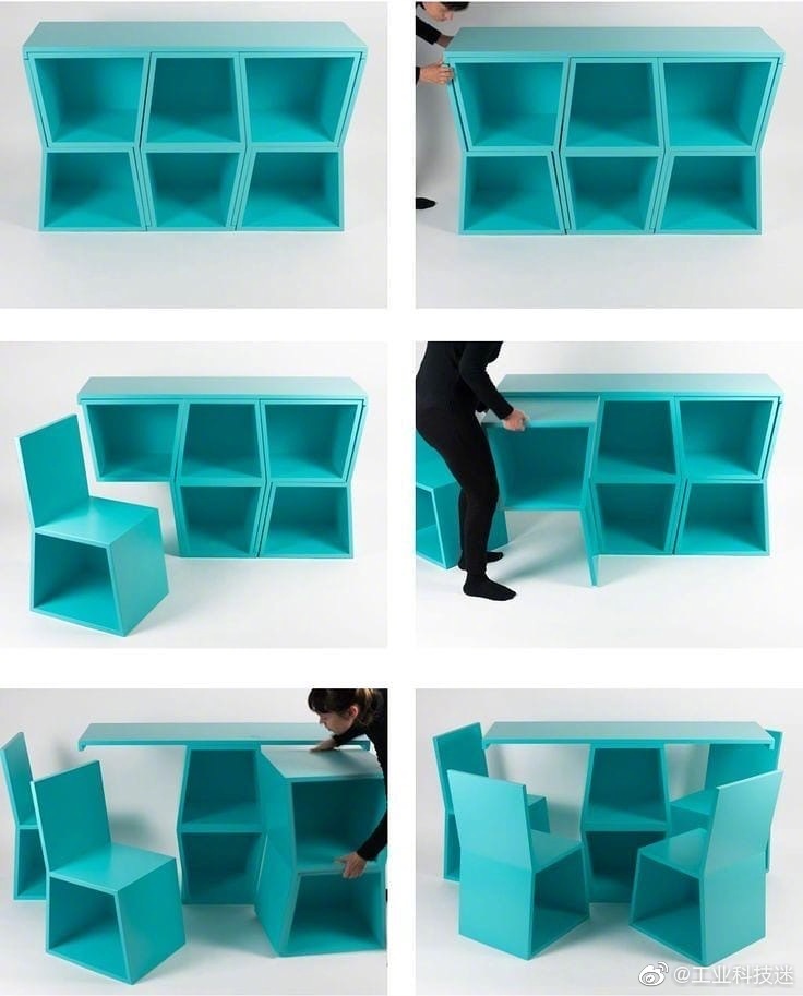 可变形的家具,推展你的幸福空间!哪个创意最香?