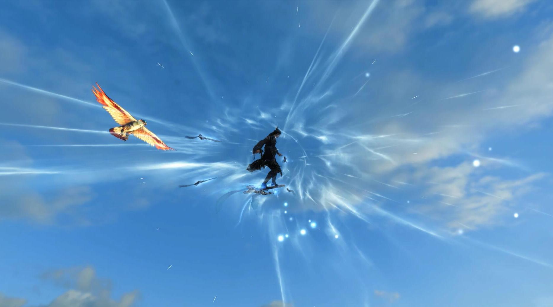弹射起步,御剑飞行,fly high