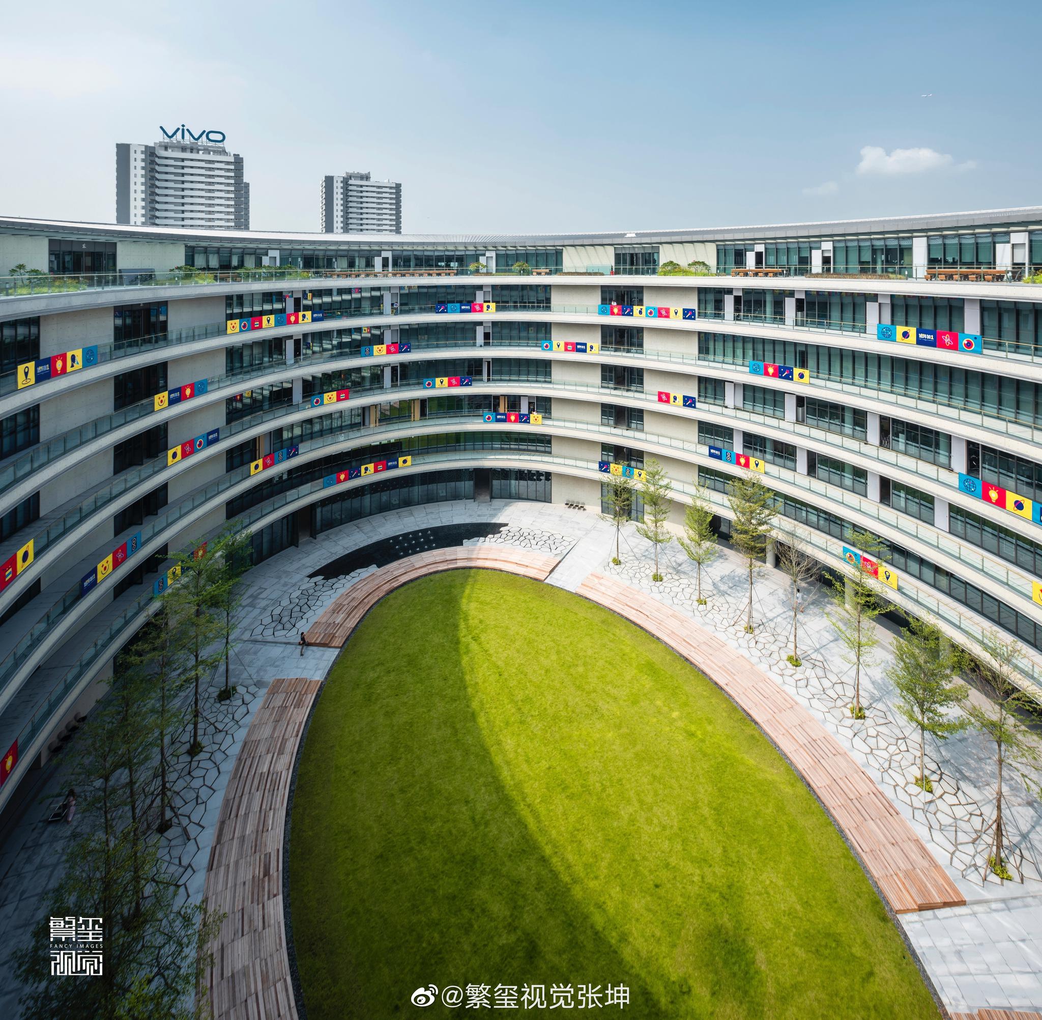 科技自然与文化价值建筑景观东莞长安vivo新总部建筑景观设