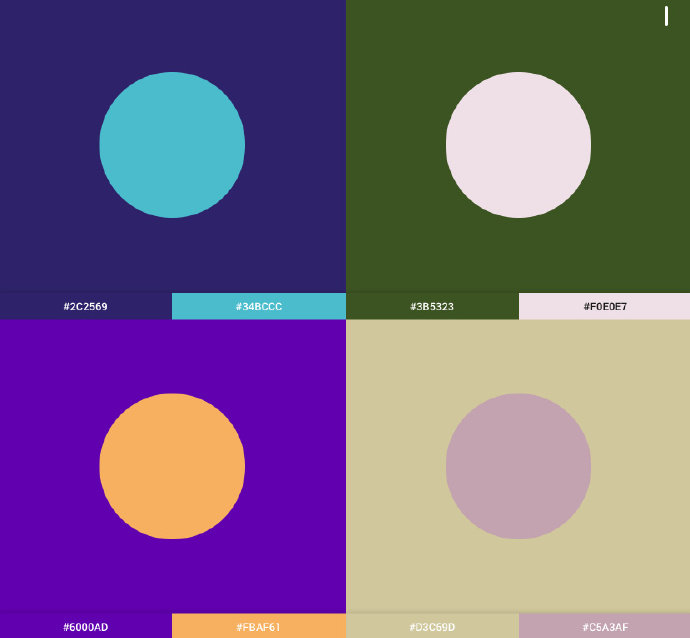 36种双色搭配形式参考|配色方案|双色|形式_新浪新闻