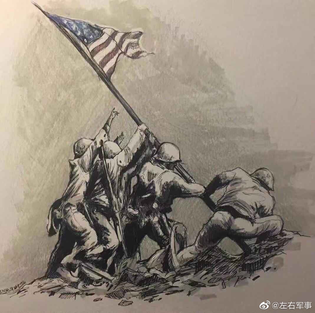 美军的一些素描宣传画