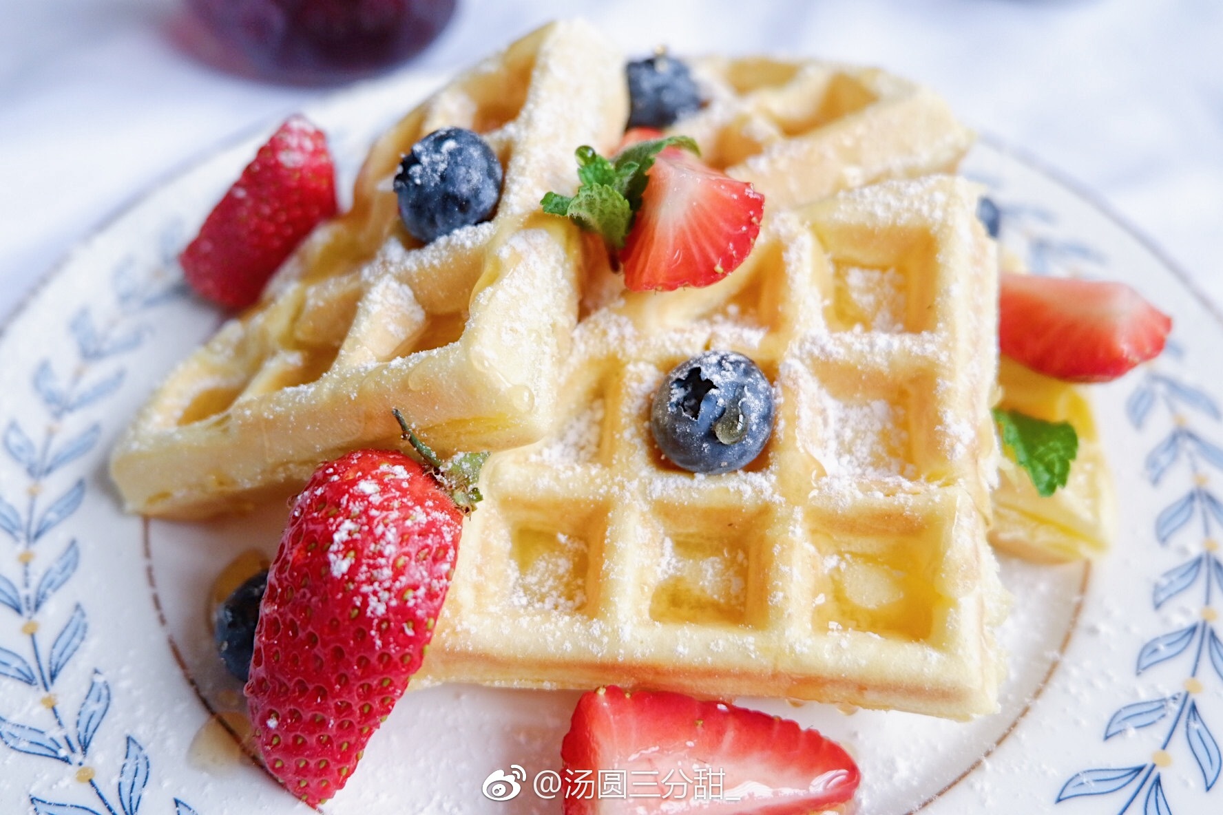 是日早餐水果华夫饼挂耳咖啡之前收到的那个丽克特松饼机只有松