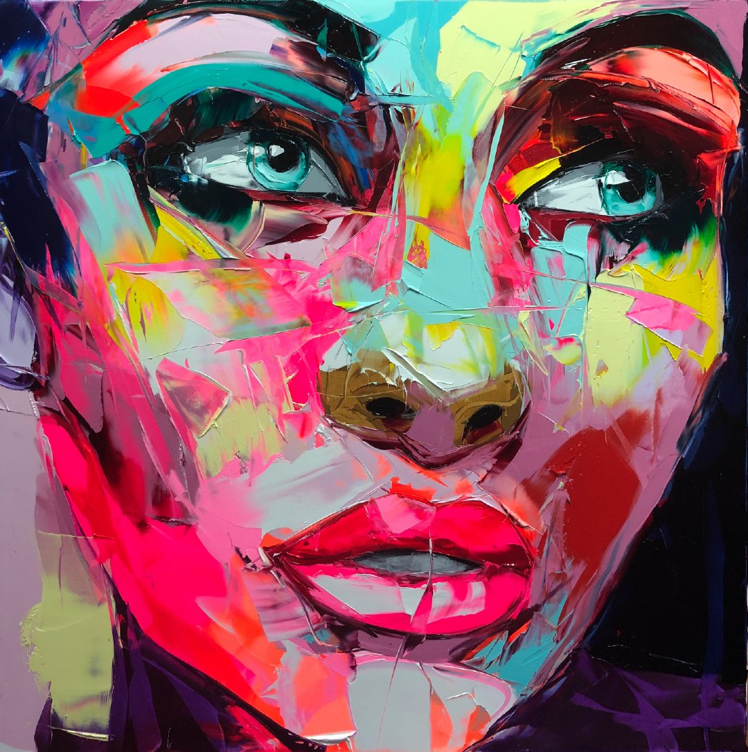 大色块肖像niellyfrancoise