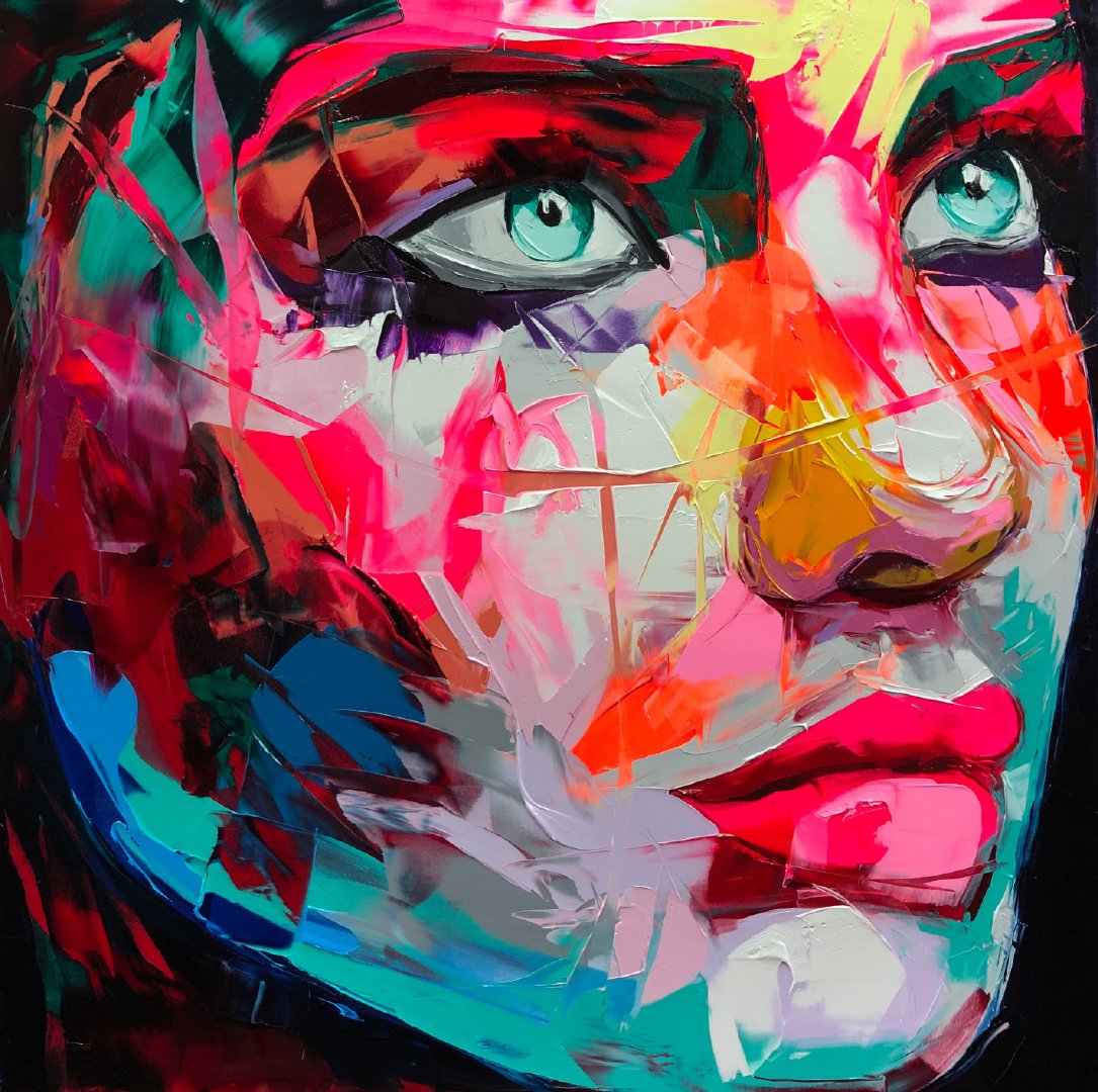 大色块肖像niellyfrancoise