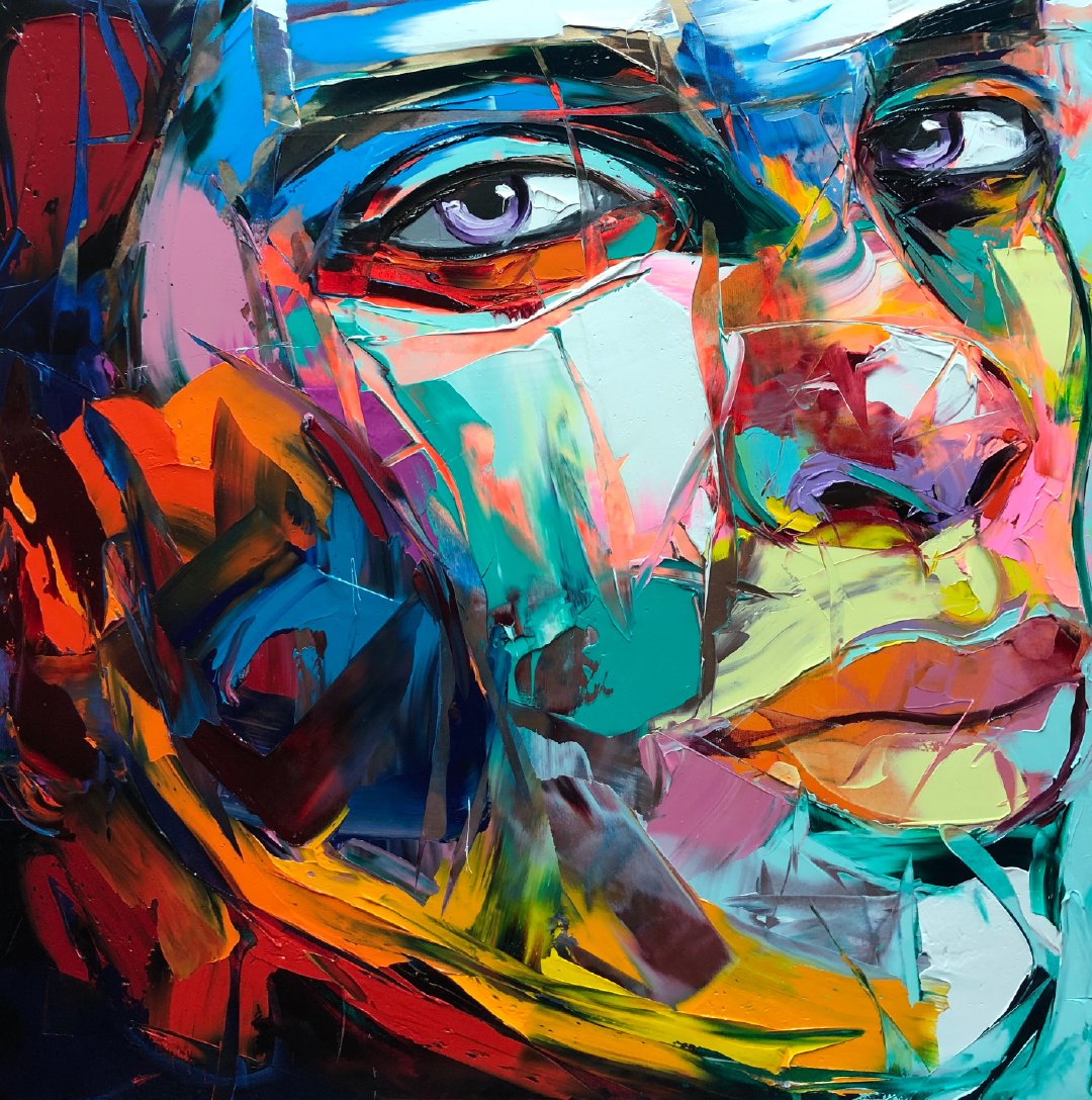 大色块肖像niellyfrancoise