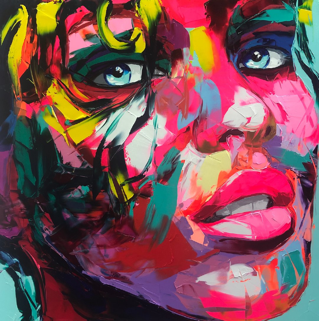 大色块肖像niellyfrancoise