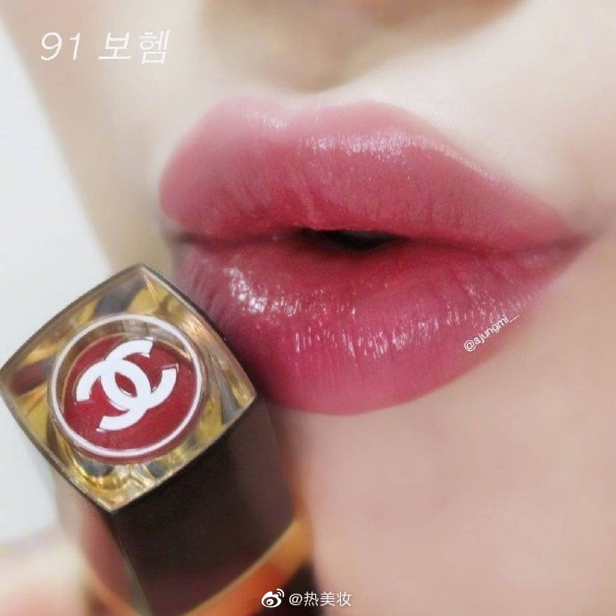 chanel rouge coco flash唇膏试色 真的有点好看