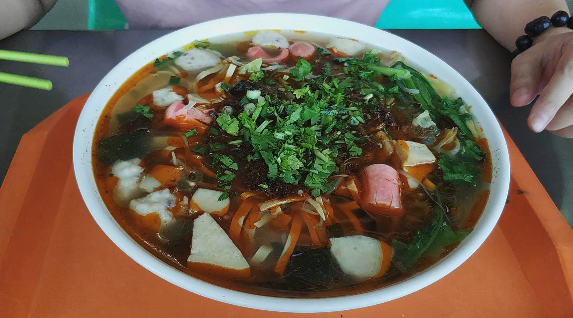 天津师大食堂最火爆的粗粮面,16.7元这一大碗