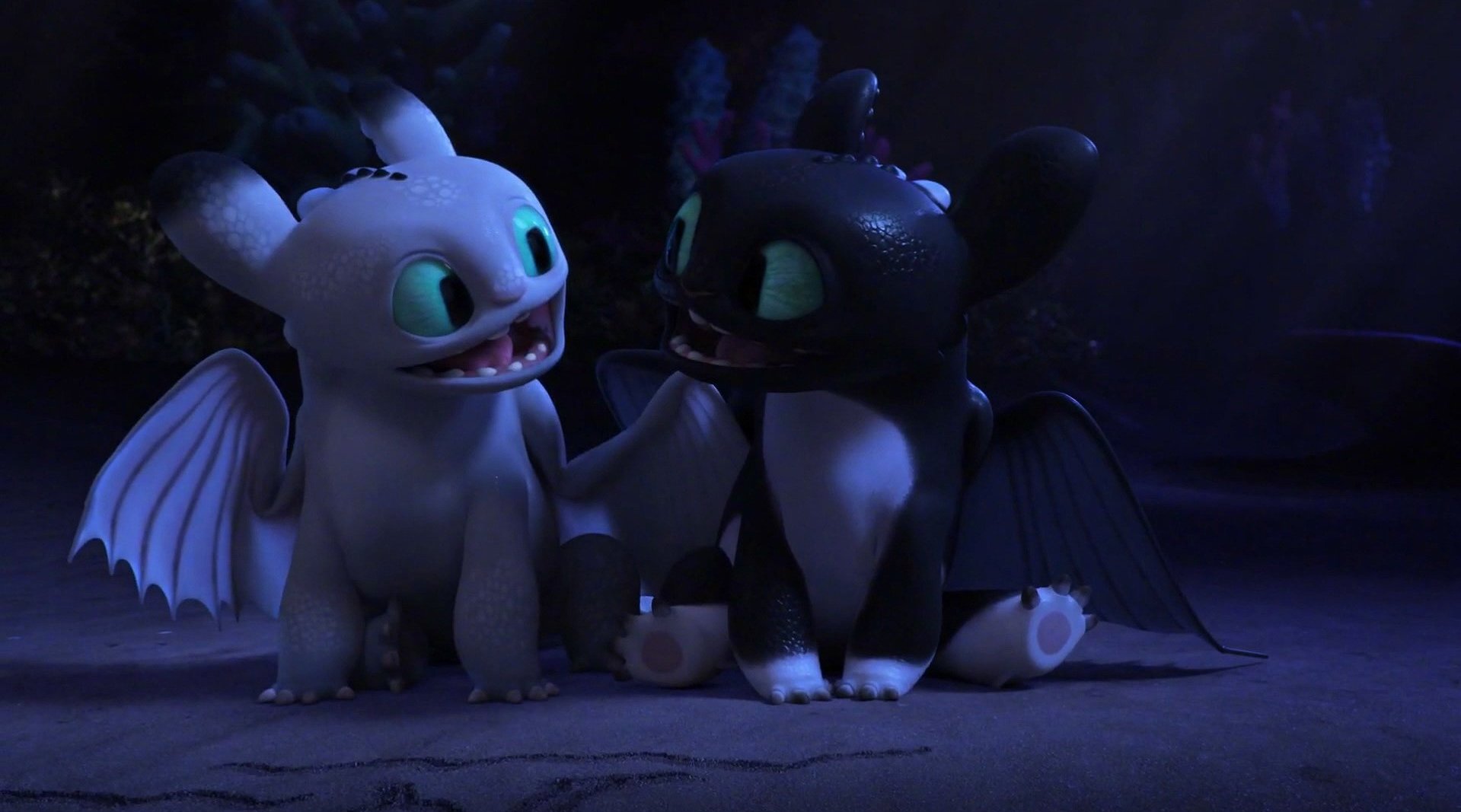 《驯龙高手》特辑"归乡"里,无牙仔的三只宝宝太可爱了呜