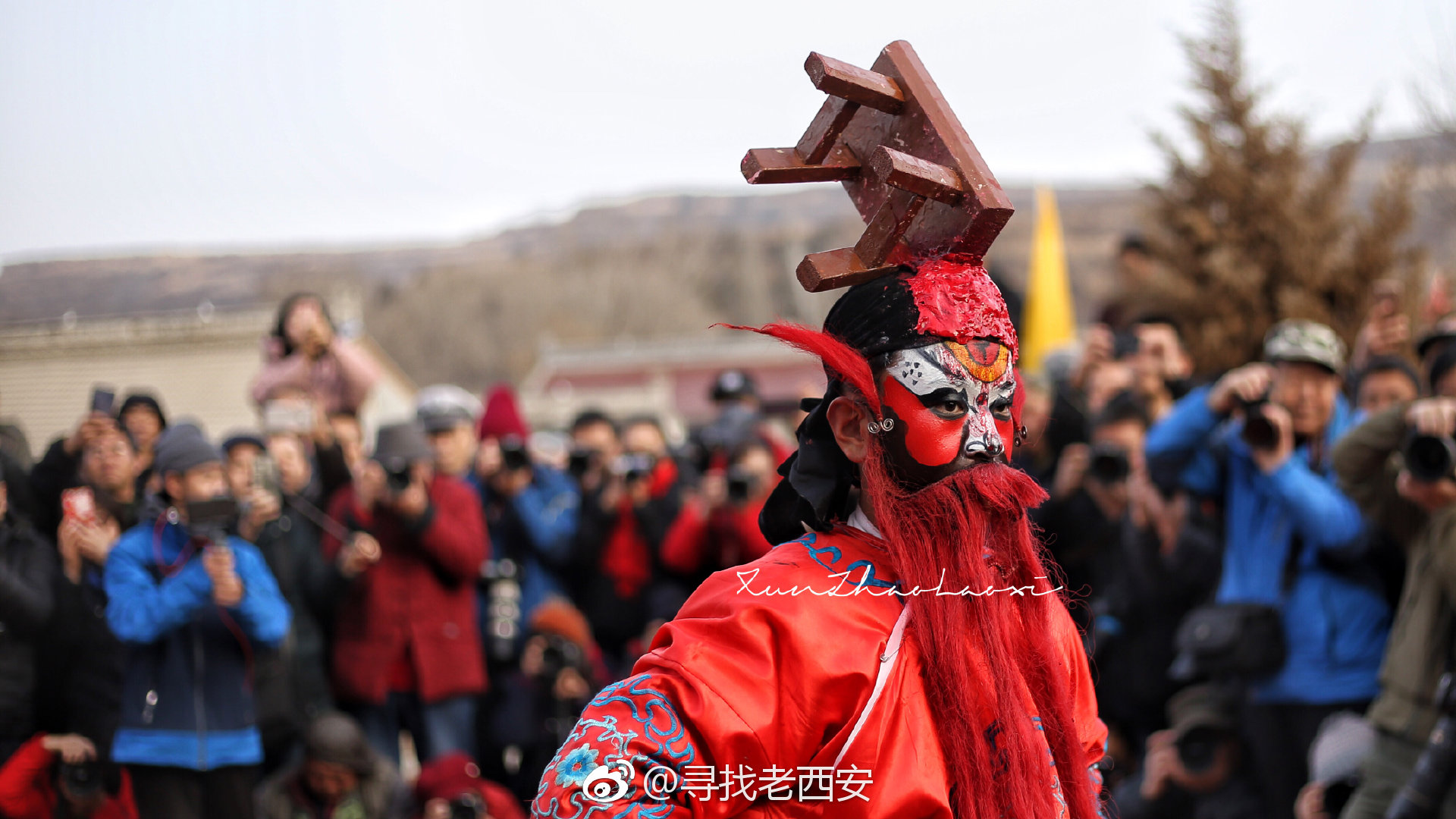 宝鸡陇县血社火胆小者请勿点开