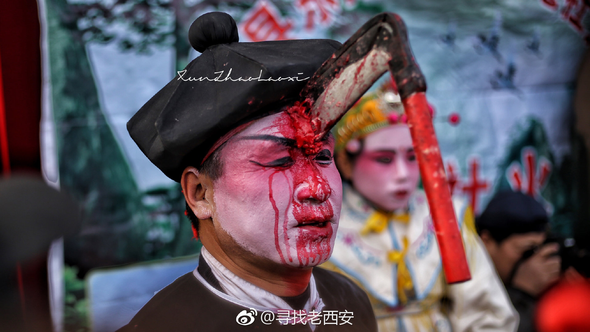 宝鸡陇县血社火胆小者请勿点开