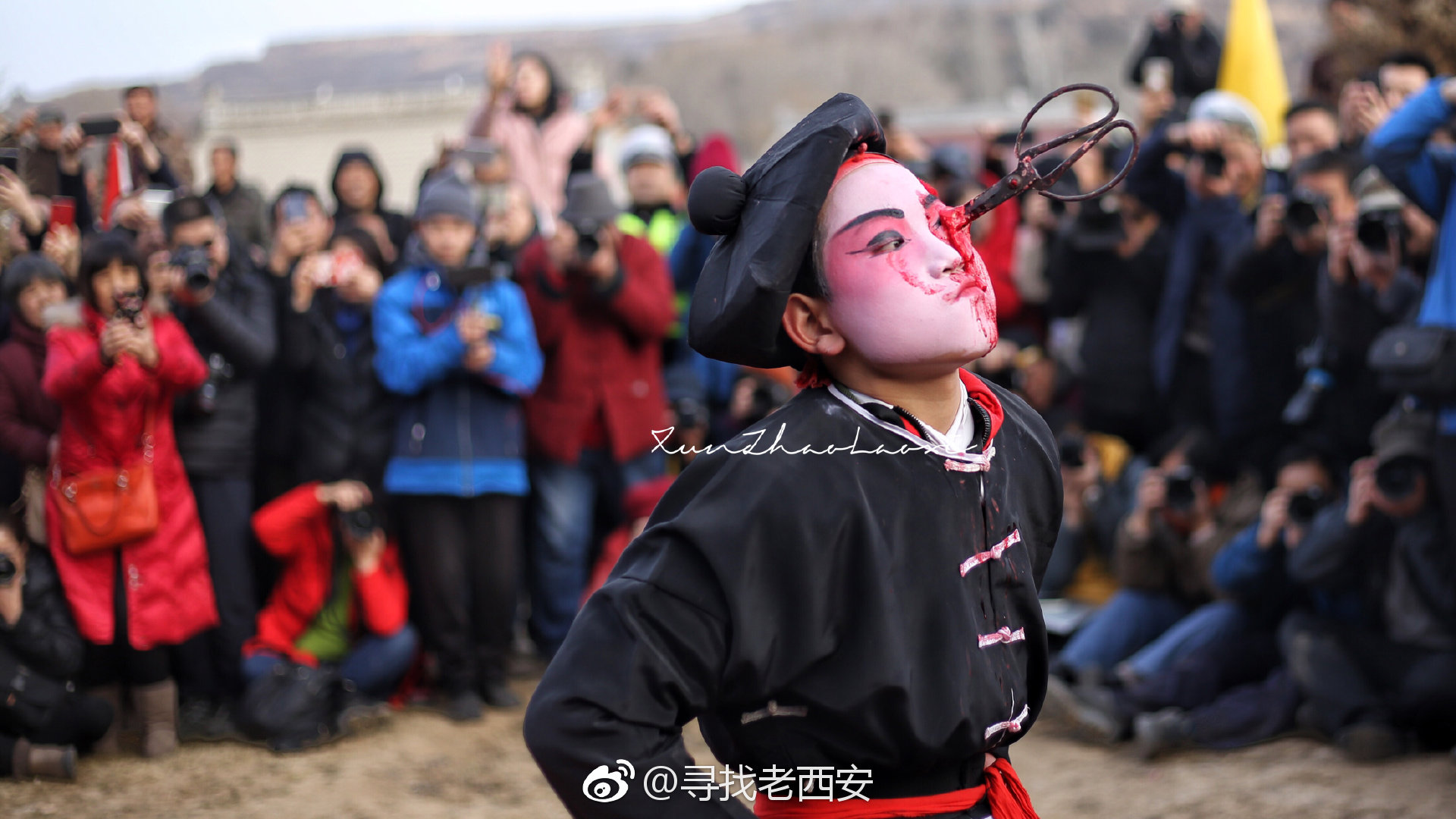 宝鸡陇县血社火胆小者请勿点开