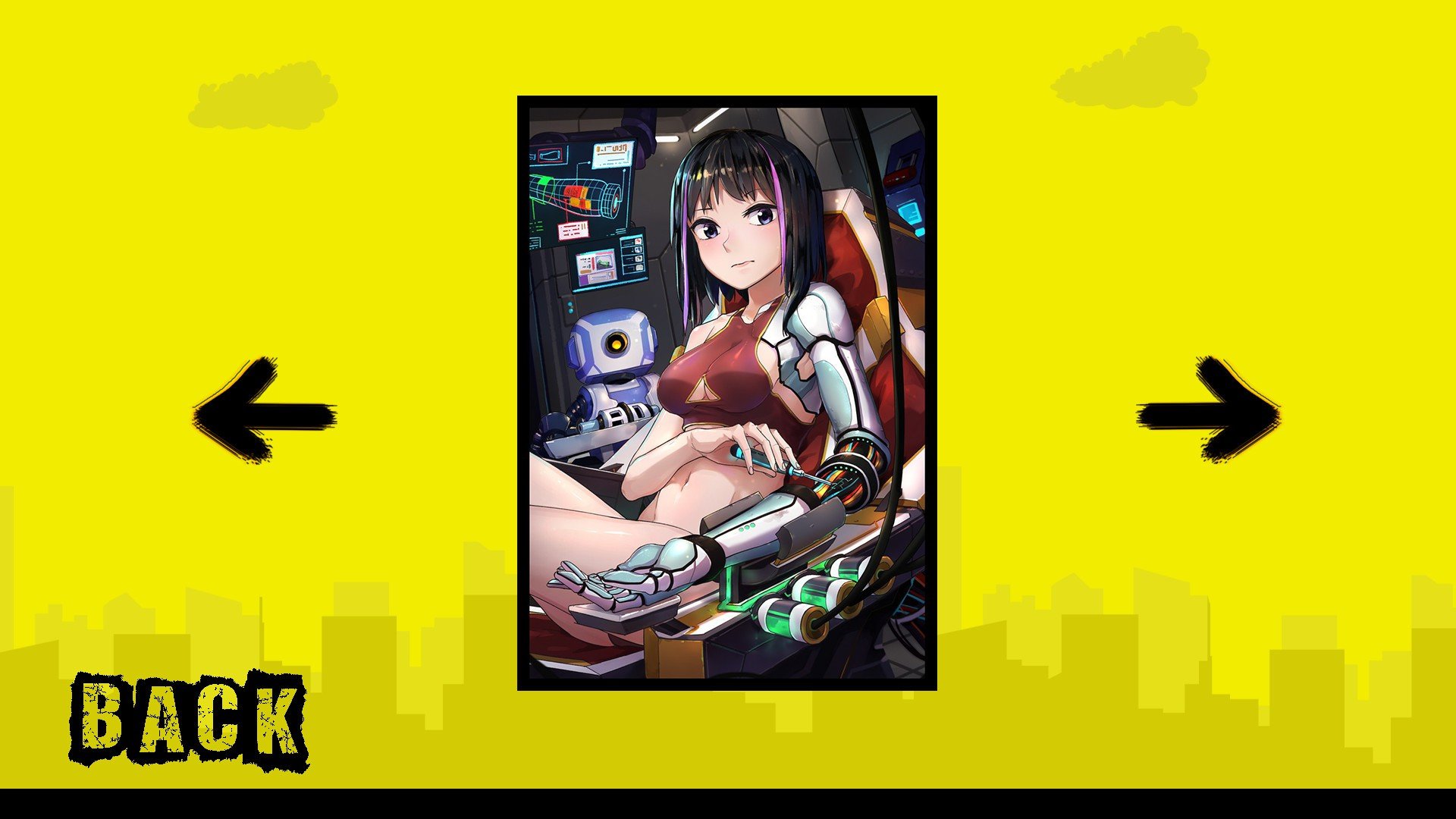 《赛博朋克女孩2077》上架steam 少女题材益智游戏