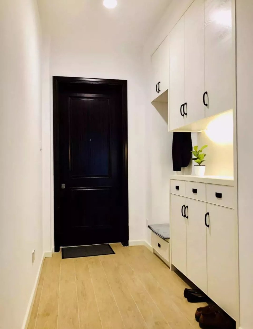 鞋柜换鞋凳组合真叫实用又美观