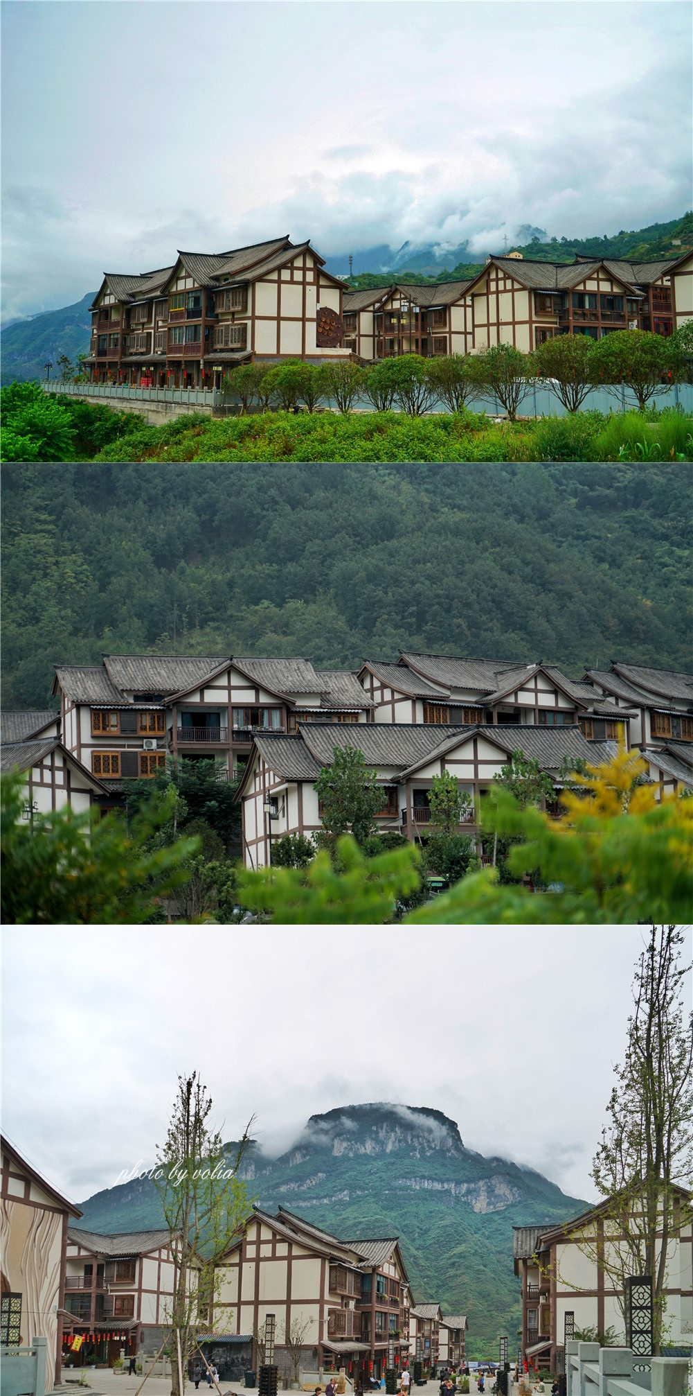 重庆武隆的羊角古镇是清朝乾隆年间发生山崩土石流后形成的一块土地