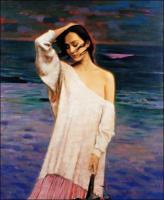 只画美女的艺术家——谢楚余人体油画作品欣赏