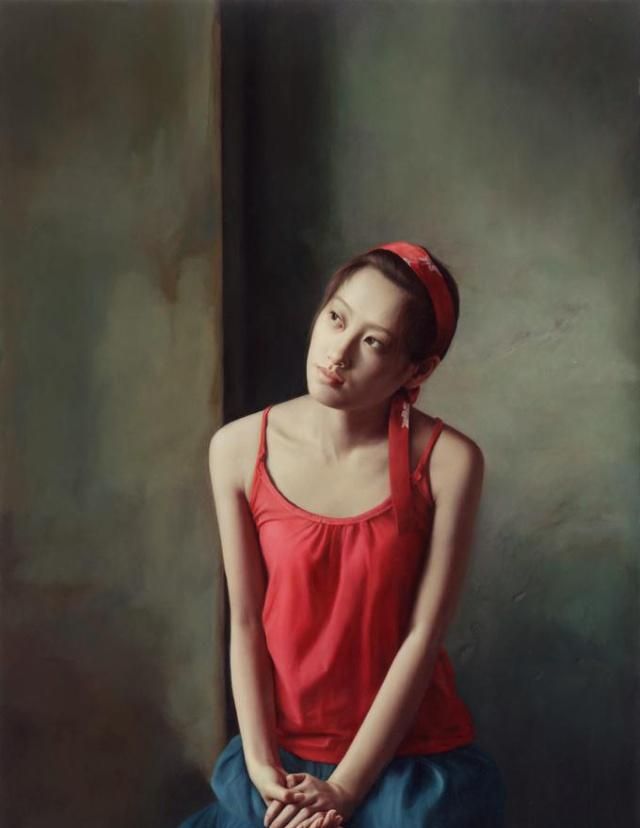 在创作中寻找宁静,李文涛油画作品欣赏