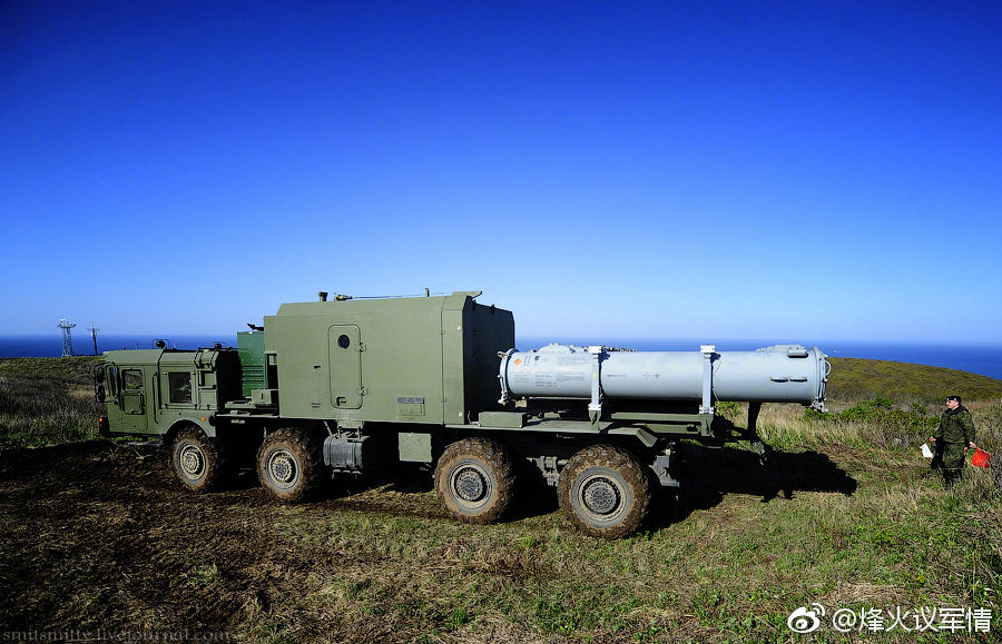 俄军舞会e岸舰导弹发射实拍