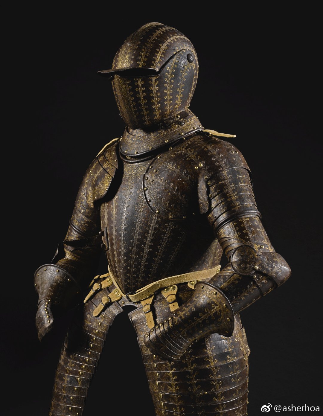 16001610年间产于意大利北部很可能是米兰的四分之三骑兵甲