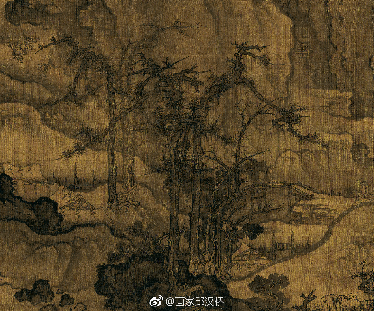北宋 · 郭熙 · 《秋山行旅图》|郭熙|秋山行旅图_新浪新闻