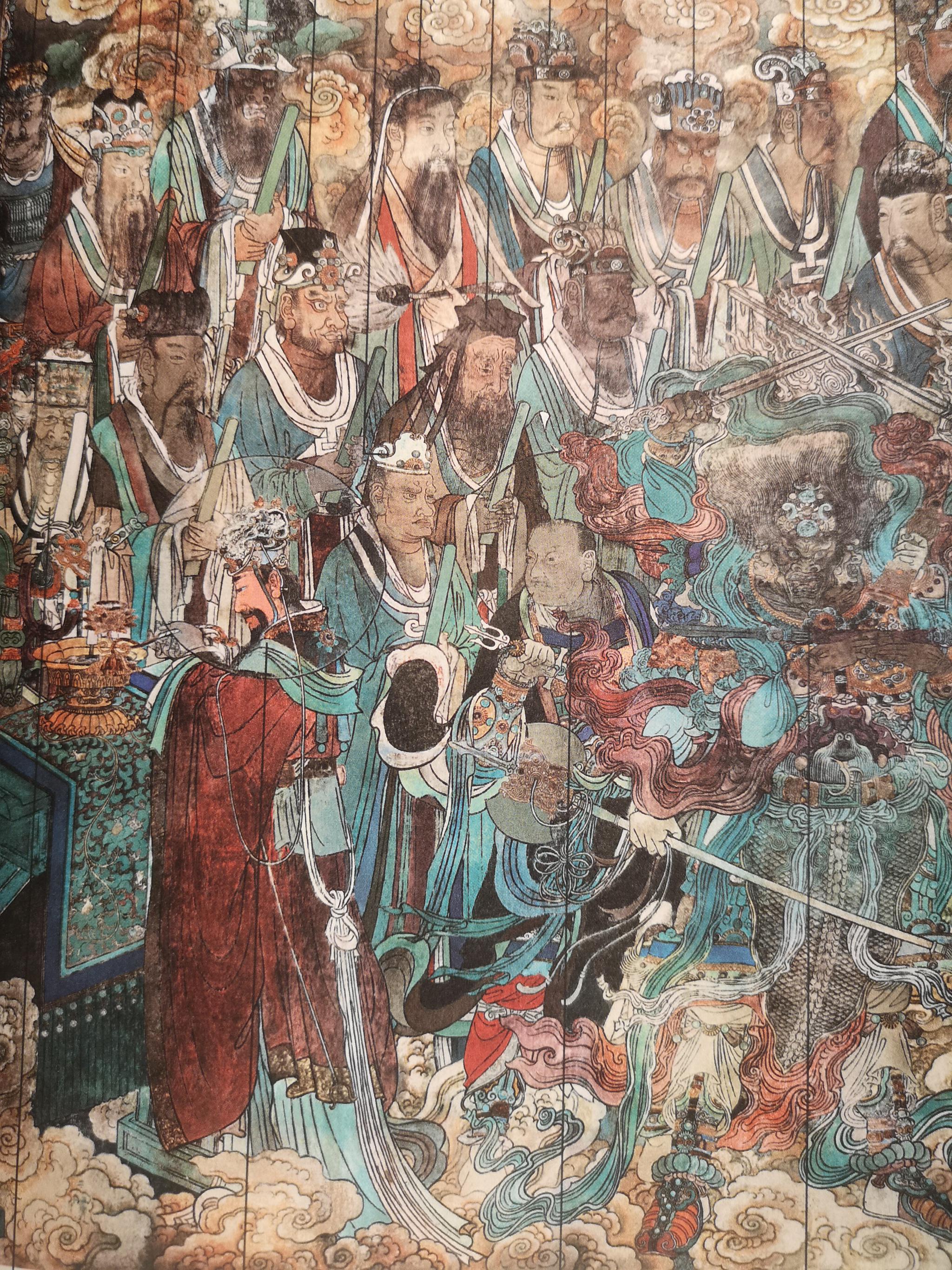 来一波抽奖,刚刚在著名的永乐宫买的元代朝元图壁画,近4米长