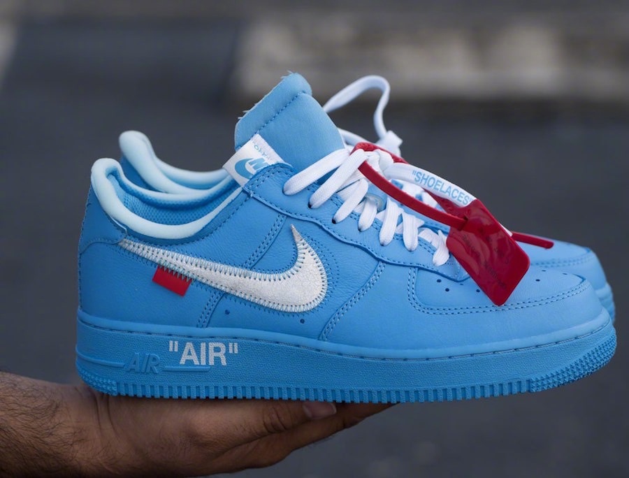 sky blue off white air force 1