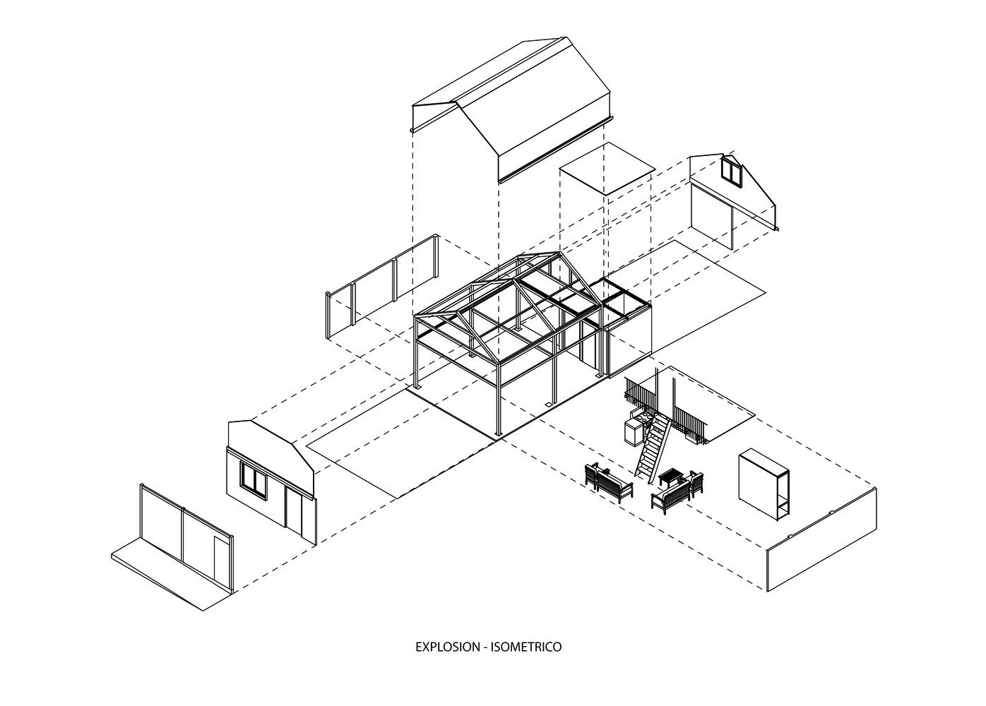 建筑轴测图表现