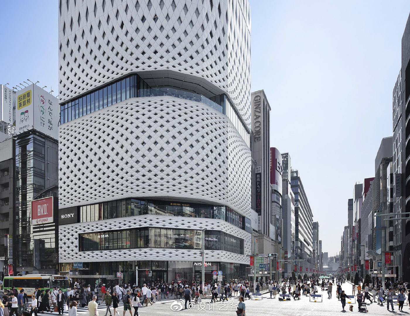 日本银座Ginza Place商场... | Klein Dytham architecture