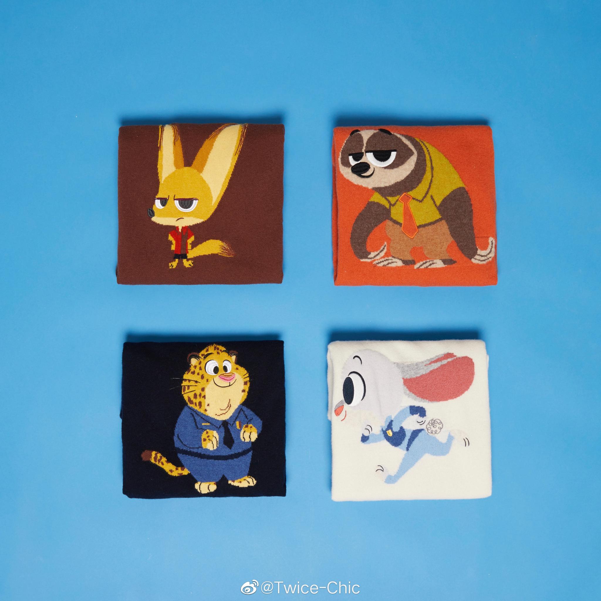 疯狂动物城 x eifini 联名系列来了！兔朱迪，狐尼克