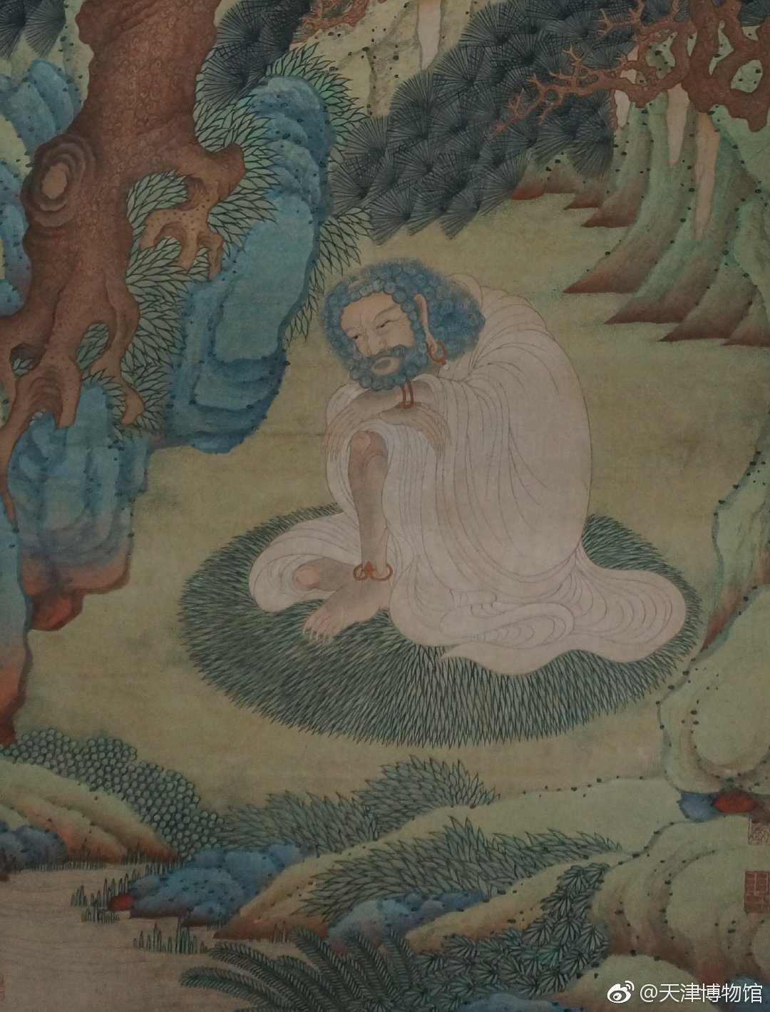 明 丁云鹏 释迦牟尼像轴|人物画_新浪新闻