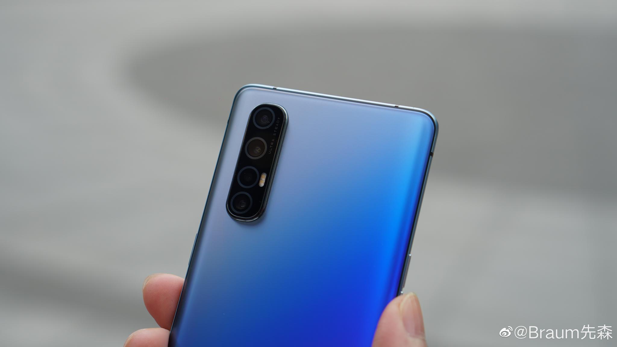 一组opporeno3pro蓝色星夜图赏这机器真的深得我心颜值