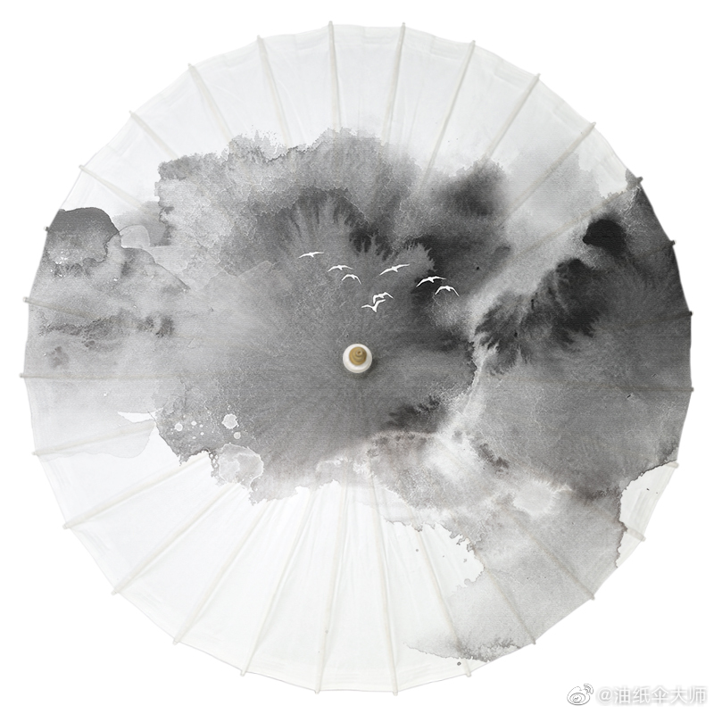 水墨中国油纸伞一点丹青墨几缕相思愁描不尽美人眉写不完千古情
