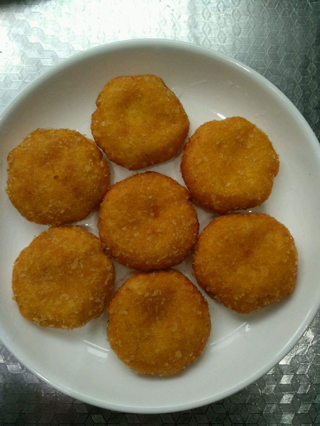 南瓜饼超过瘾吃法,简直32个赞,只做一盘根本不够我吃