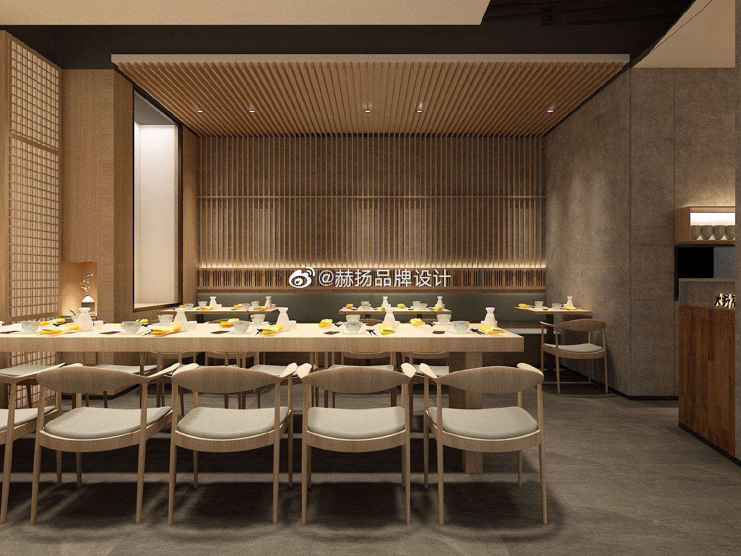 日食简餐,大野屋升级2.0版本。空间设计by赫扬|空间设计|大野|简餐_新浪新闻