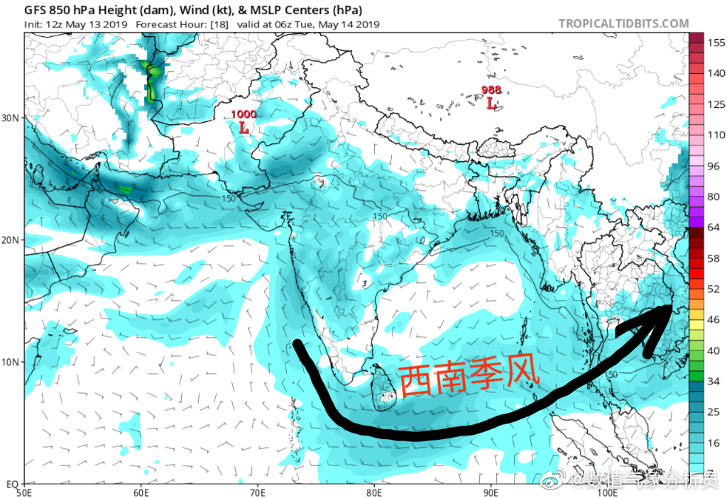 西南季风大举北上!对流雨带即将在我国南方上空全方位盛放|冷空气|中南半岛|制造者|东南|西伯利亚_新浪新闻