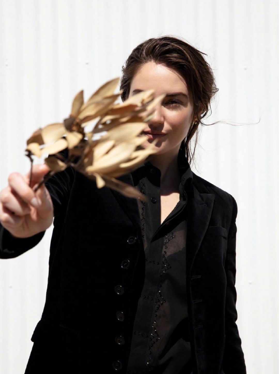 谢琳伍德蕾shailenewoodley大小谎言登上marieclaire