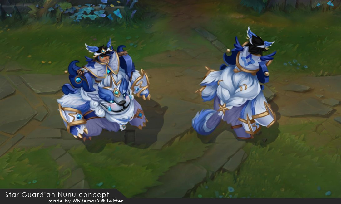 外服画师自制:星之守护者努努与威朗普