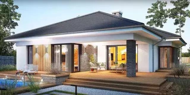 18款一层农村别墅,给父母的养老房,人人都建得起